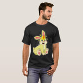 Kaninchen als Einhorn T-Shirt (Vorne ganz)