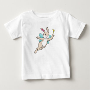 Kaninchen als Fee mit Zauberstab Baby T-shirt