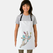 Kaninchen als Fee mit Zauberstab Schürze (Insitu)