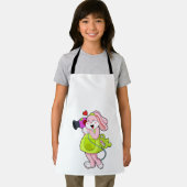 Kaninchen als Frisör Schürze (Insitu)