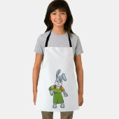 Kaninchen als Frisör Schürze (Insitu)