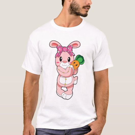 Kaninchen als Spielzeug T-Shirt (Vorderseite)
