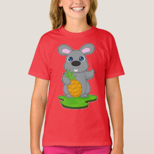 Kaninchen-Ananas-Frucht T-Shirt