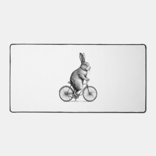 Kaninchen auf dem Bike Bunny Bicycle Men W Schreibtischunterlage
