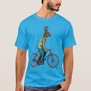 Kaninchen auf dem Fahrrad 2 T-Shirt