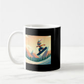 Kaninchen auf der Showboard Kaffeetasse (Links)