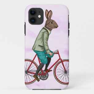 Kaninchen auf Fahrrad 3 Case-Mate iPhone Hülle