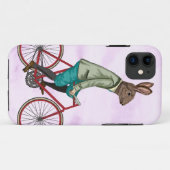 Kaninchen auf Fahrrad 3 Case-Mate iPhone Hülle (Rückseite (Horizontal))
