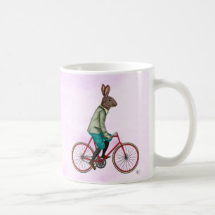 Kaninchen auf Fahrrad 3 Kaffeetasse