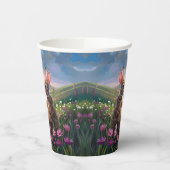 Kaninchen auf Friedlichem Abend Pappbecher (Links)