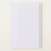 Kaninchen auf Lavender Niedlich Notizblock (Rückseite)