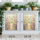 Kaninchen auf Wiese der Wildblumen EE3R Entdeckung Seidenpapier