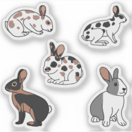 Kaninchen Aufkleber