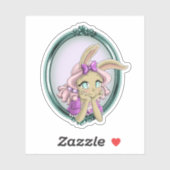 Kaninchen Aufkleber (Blatt)