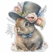 Kaninchen Aufkleber (Vorderseite)