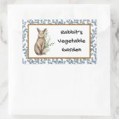 Kaninchen Aufkleber für Gemüsegärten (Tasche)