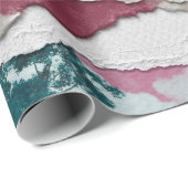 Kaninchen aus zerrissenem Papier Geschenkpapier (Rolleneckpunkt)