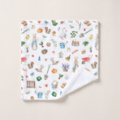 Kaninchen Badhandtuch Set (Waschlappen)