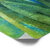 Kaninchen bei Blume Poster (Ecke)