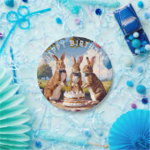 Kaninchen bei Krawatte Pappteller (Party)