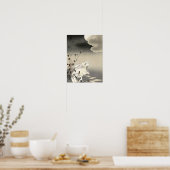 Kaninchen bei Vollmond, 1930 von Ohara Koson Poster (Küche)