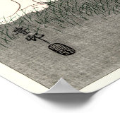 Kaninchen bei Vollmond - Ohara Koson Poster (Ecke)