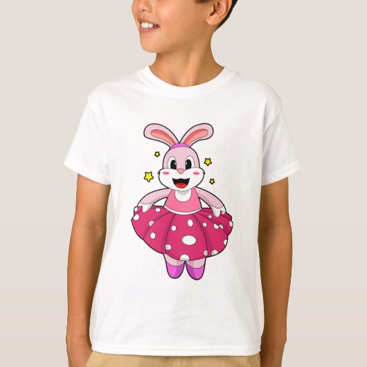 Kaninchen beim Balletttanz T-Shirt (Vorderseite)