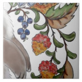 Kaninchen-Bird-Jacobobobohne-Tile-Mural 8pc R Row3 Fliese (Vorderseite)