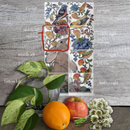 Kaninchen Bird Jacobobohne Florentiner Tile Mural  Fliese