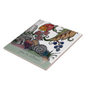 Kaninchen-Bird-Jacobohne Florentiner Tile Mural 8p Fliese (Seite)