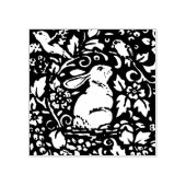 Kaninchen Bird Nature Floral Scroll Waldland Oster Gummistempel (Prägung)