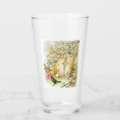 Kaninchen: BlackBerry Picking (Beatrix Potter) Glas (Vorderseite)