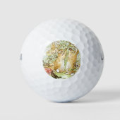 Kaninchen: BlackBerry Picking (Beatrix Potter) Golfball (Vorderseite)