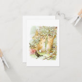 Kaninchen: BlackBerry Picking (Beatrix Potter) Karte (Vorderseite/Rückseite Beispiel)