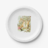 Kaninchen: BlackBerry Picking (Beatrix Potter) Pappteller (Vorderseite)