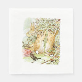 Kaninchen: BlackBerry Picking (Beatrix Potter) Serviette