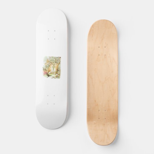 Kaninchen: BlackBerry Picking (Beatrix Potter) Skateboard (Vorderseite)