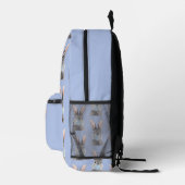 Kaninchen blasen Kaugummi Bedruckter Rucksack (Rechts)