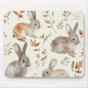 Kaninchen Blätter Mousepad