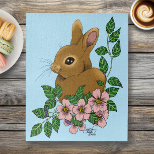 Kaninchen-Blume Puzzle