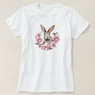 Kaninchen-Blume T-Shirt