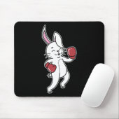 Kaninchen Boxing Mousepad (Mit Mouse)