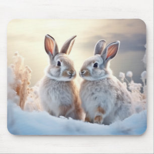 Kaninchen Bunny Animal Wildlife Wilderness Colorfu Mousepad