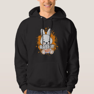 Kaninchen Bunny bedrängtes Tier & Haustierliebhabe Hoodie