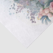 Kaninchen Bunny Floral Watercolor Seidenpapier (Detail)