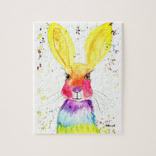 Kaninchen Bunny Hare Oaster Tierwelt Niedlich Puzzle