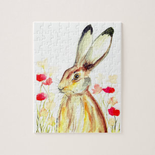 Kaninchen Bunny Hare Oaster Tierwelt Niedlich Puzzle