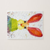 Kaninchen Bunny Hare Oaster Tierwelt Niedlich Puzzle (Horizontal)