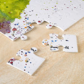 Kaninchen Bunny Hare Oaster Tierwelt Niedlich Puzzle (Seite)
