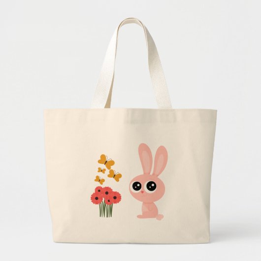 Kaninchen Butterfly Niedliche Tragetaschen (Vorne)